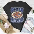 Vintage Sclsu Mud Dogs Classic Football Tshirt Unisex T-Shirt Unique Gifts
