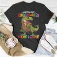 Watch Out Kindergarten Here I Come Dinosaur Back To School T-shirt Personalized Gifts