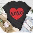 Xoxo Valentines Heart Unisex T-Shirt Unique Gifts