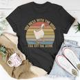 You Mess With The Honk You Get The Bonk Funny Retro Vintage Goose Tshirt Unisex T-Shirt Unique Gifts