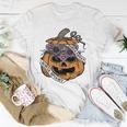 Cute Halloween Sorta Sweet Sorta Spooky Pumpkin Florals Unisex T-Shirt Funny Gifts