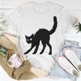 Halloween Black Cat Witches Pet Design Men Women T-shirt Graphic Print Casual Unisex Tee Funny Gifts