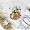 Halloween Pumpkin Music Symbols Music Teacher Halloween Unisex T-Shirt Funny Gifts