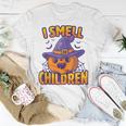 I Smell Children Funny Dad Mom Teacher Halloween Costume V3 Unisex T-Shirt Funny Gifts