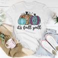 Its Fall Yall Cute Leopard Print Fall Pumpkin Autumn T-shirt Personalized Gifts