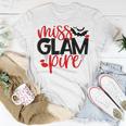 Little Miss Glam Pire Vampire Halloween Cute Kids Girls Bat Fangs Unisex T-Shirt Funny Gifts