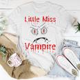 Little Miss Vampire Halloween Costume Girl Funny Girls Scary Unisex T-Shirt Funny Gifts