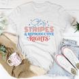 Stars Stripes Reproductive Rights Patriotic 4Th Of July 1973 Protect Roe Pro Choice Unisex T-Shirt Unique Gifts