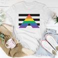 Straight Ally Lgbtq Support Tshirt Unisex T-Shirt Unique Gifts