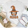 Witchy Mama Halloween Messy Bun Witch Mom Spooky Women V2 Unisex T-Shirt Funny Gifts
