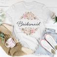 Womens Bride Squad Bachelorette Party Bridal Shower Bridesmaid V2 Unisex T-Shirt Funny Gifts