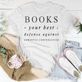 Your Best Defense Against Unwanted Conversation V2 Unisex T-Shirt Funny Gifts