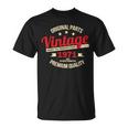 1971 Original Parts Vintage 50Th Birthday Tshirt Unisex T-Shirt