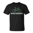38 Miles Per Burrito Bike Ride Tshirt Unisex T-Shirt