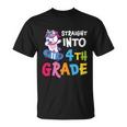 4Th Grade Unicorn Back To School First Day Of School Unisex T-Shirt