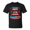 4Th Of July Happy Patriotic Day 1776 God Bless America Gift Unisex T-Shirt