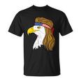 American Bald Eagle Mullet 4Th Of July Funny Usa Patriotic Cute Gift Unisex T-Shirt