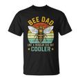 Bee Dad Honey Beekeeper Funny Beekeeping Fathers Day Gift Unisex T-Shirt