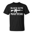 Black Guns Matter Ar-15 2Nd Amendment Unisex T-Shirt