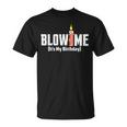 Blow Me Its My Birthday Tshirt Unisex T-Shirt