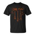 Come We Fly Basic Witch Broom Happy Halloween Unisex T-Shirt