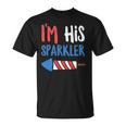 Couples Matching 4Th Of July - Im His Sparkler Unisex T-Shirt
