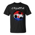 Croatia Soccer Ball Flag Unisex T-Shirt