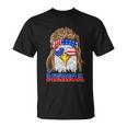 Eagle Mullet Merica Shirt Men 4Th Of July American Flag Usa Unisex T-Shirt