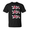 England Euro 21 English Lions Soccer Fan Flag Unisex T-Shirt