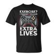 Extra Lives Video Game Controller Retro Gamer Boys V9 T-shirt