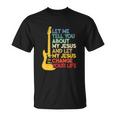 Funny Christian Bible Guitar Player Unisex T-Shirt