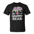 Funny Grammy Bear Mothers Day Floral Matching Family Outfits Unisex T-Shirt