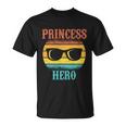 Funny Tee For Fathers Day Princess Hero Of Daughters Great Gift Unisex T-Shirt