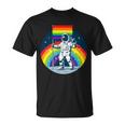 Gay Pride Astronaut Lgbt Moon Landing Unisex T-Shirt