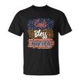 God Bless America Flag Gift 4Th Of July Independence Day Gift Unisex T-Shirt