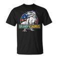 Grandpa Saurus Dinosaur Rex American Flag Matching T-shirt Grandpa Saurus Dinosaur Rex American Flag Matching T-shirt