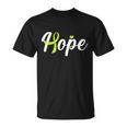 Hope Lymphoma Cancer Awareness Unisex T-Shirt