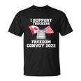 I Support Truckers Freedom Convoy V3 Unisex T-Shirt