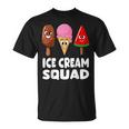 Ice Cream Squad Ice Cream Day Summer Party Family Kids Boys Unisex T-Shirt