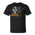 Im With The Witch Funny Couples Husband Halloween Costume Unisex T-Shirt