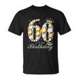 Its My 60Th Birthday Queen 60 Years Old Shoes Crown Diamond Unisex T-Shirt