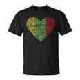 Juneteenth Celebrate Heart Black History Unisex T-Shirt