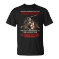 Knights TemplarShirt - Today I Whispered In The Devils Ear I Am A Child Of God A Man Of Faith A Warrior Of Christ I Am The Storm Unisex T-Shirt
