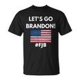 Lets Go Brandon Fjb American Flag Unisex T-Shirt
