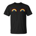 Lgbt Rainbow Boobs Gay Pride Unisex T-Shirt