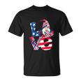 Love Gnome Usa Flag 4Th Of July Funny Unisex T-Shirt