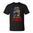 Mind Your Own Uterus Messy Bun Pro Choice Feminism Meaningful Gift Unisex T-Shirt