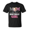 Mom Of The Birthday Girl Tee Farm Cow Mommy Mama St Unisex T-Shirt