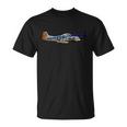 P51 Mustang Wwii Fighter Plane Us Military Aviation History Unisex T-Shirt