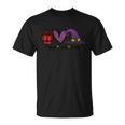 Peace Love Witch Heart Witch Hat Halloween Quote Unisex T-Shirt